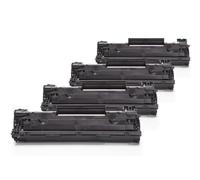 Compatible HP CB436A / 36A Toner Pack Économique (4 pcs)