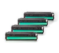 Compatible HP CB540A - CB543A / 125A Toner Pack Économique (Noir, Cyan, Magenta, Jaune)