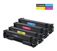 Compatible HPCF400X/201X Toner 4 Pack (noir cyan jaune magenta) Multicolore G
