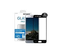 NOVAGO Compatible Huawei Honor 9- Pack de 2 Films en Verre trempé Résistant Couvre la totalité de l'écran (Noir)