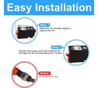 Compatible Ink Cartridge 934XL 935XL 934XLBK C2P23AE C2P24AE C2P25AE C2P26AE Replacement for HP Officejet Pro 6830 6230 6815 6835 6812 6820 6220 Printers (2 Black 1Cyan 1 Magenta 1 Magenta Yellow)
