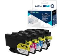 Compatible Ink Cartridge LC-3235 LC3235 XL LC3235XL LC3235BK LC-3235XLBK LC-3235XLC LC-3235XLM LC-3235XLY (1Black 1Cyan 1Magenta 1Yellow) Replacement for Brother DPC-J1100DW