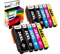 Compatible Ink Cartridge Replacement for Epson 26 XL 26XL Multipack for Expression Premium XP-600 XP-620 XP-510 XP-520 XP-820 XP-810 XP-800 XP-605 XP-615 XP-700 XP-720 (2BK/2PBK/2C/2M/2Y)
