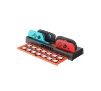 compatible Le support/station de charge ipega pour manettes Nintendo Switch 2 / Switch Joy-Con permet de ranger les cartouches de jeu.