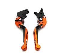 Compatible Leviers De Frein Et D'embrayage Pliables, Pour Moto Pour Kawasaki Z1000SX/NINJA 1000 Tourer 2011 2012 2013 2014 2015 2016, Poignée Réglable(Orange)