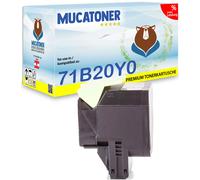 Compatible Lexmark 71B20Y0 Toner Jaune