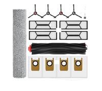 Compatible LJL for Aspirateur Robot Eufy Omni S1 Pro, 1 Serpillière Rotative, 1 Brosse Rotative, 4 Sacs À Poussière, 4 Filtres Haute Performance, 4 Brosses Latérales