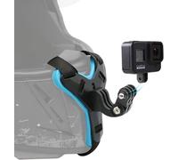 Compatible Motorradhelm Kinnriemenhalterung für GoPro Hero 13/12/11/10/9/8/7/(2018)/6/5 Schwarz,DJI Osmo Action 5 Pro/4/3/2,Insta360 One RS et Plus