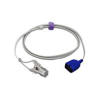 Compatible Nihon Kohden Spo2 Capteur Lingual Sensor Vet Ear Langue 1 m Connecteur 9 broches
