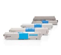 Compatible OKI 44469803 - 44469704 / C310 Toner Pack Économique (Noir, Cyan, Magenta, Jaune)
