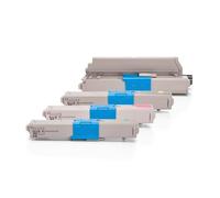Compatible OKI C332DN, MC363DN, MC363N Toner Pack économique (CMYK)