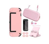 compatible Pack d'accessoires Sakura pour Nintendo Switch 2 : étui de transport portable avec coque, 4 grips pour joysticks, protection d'écran e