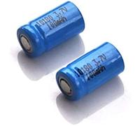 Compatible pour 3.7V 10180 Batterie Rechargeable Au Lithium-ION Batterie Li-ION Cellule Pilas 100MAH pour Appareil Numérique De Lampe De Poche LED,2 Pièces