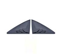 Compatible Pour Audi A6 C8 Berline 2019-2022. Persiennes de fenêtre arrière, volet de becquet, garniture de panneau, noir/aspect fibre de carbone.(White)