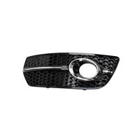 Compatible Pour Audi Q5 Standard 2009 2010 2011 2012 Couvercle De Grille De Phare Antibrouillard Grille De Pare-chocs Avant 8T0807681F Accessoires En Nid D'abeille ChromeArgent(Left)