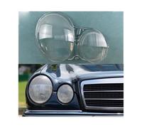 Compatible pour Benz W210 E200 E220 E230 E350 1995-2000, coque de protection pour phare, masque de lampe, abat-jour à lentille transparente(Right)