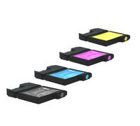 Compatible pour Brother DCP-387 C Cartouches d'encre ensemble noir, cyan, magenta, jaune - LC-1100 - Inhalt: 1 x 29 ml & 3 x 20 ml