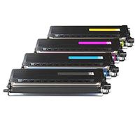 Compatible pour Brother MFC-9465 CDN Toner Ensemble Noir, Cyan, Magenta, Jaune - TN-325 - pour ca. 1 x 4.000 & 3 x 3.500 Pages (5% Couverture)