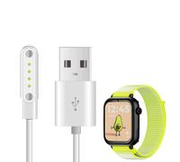 Compatible Pour Cable USB Compatible Pour Smartwatch SaveFamily SaveWatch Plus Montre connectée Enfant 1,72 Pouces (Blanc)