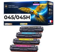 compatible pour Canon 045H pack 4 noir cyan magenta jaune haute capacité