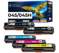 compatible pour Canon 045H pack 5 noir cyan magenta jaune haute capacité