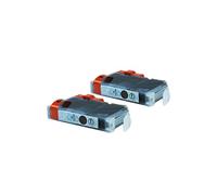 Compatible pour Canon Pixma MP 610 Cartouches d'encre ensemble noir - PGI-5BK / 0628B025 - Inhalt: 2 x 24 ml