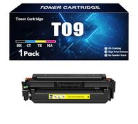 Compatible pour Canon T09 T09BK T09C T09M T09Y Cartouches de Toner Extra Haute capacité avec Puce pour imprimante Canon X C1127iF MF1127C X LBP1127C X C1127i C1127iF C1127P ,Y-1 Piece