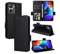 Compatible Pour Coque Blackview Color 8,Antichoc Tui À Rabat Cuir Pu Portefeuille Housse Protection Avec Carte Fente,Noir D113