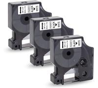 Compatible pour Dynmo D1 40913 S0720680 Ruban d'étiquettes 9mm x 7m Noir sur Blanc Bande d'étiquettes avec Dynmo LabelManager 160 PNP 210D 360D 280 420P 500TS 640CB Labelpoint 250 150 100 200
