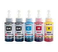 compatible pour Epson 6641 6642 6643 6644 Noir Couleurs Pack 5 4000 6500 pages