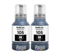 compatible pour Epson C13T00Q140 105 E105B noire pack 2 8000 pages