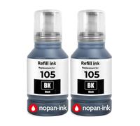 compatible pour Epson C13T00Q140 105 E105B noire pack 2 8000 pages