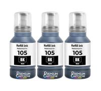 compatible pour Epson C13T00Q140 105 E105B noire pack 3 24000 pages