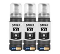 compatible pour Epson C13T00S14A 103 E103B noir Pack 3x70ml 13500 pages