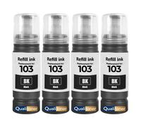 compatible pour Epson C13T00S14A 103 E103B noir Pack 4x70ml 18000 pages