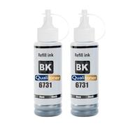 compatible pour Epson C13T67314A T6731 EJ6731 noir Pack 2 x 70 ml haute capacité