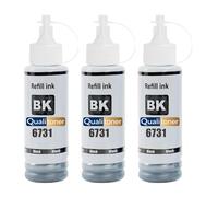 compatible pour Epson C13T67314A T6731 EJ6731 noir Pack 3 x 70 ml haute capacité