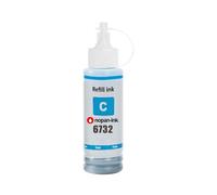 compatible pour Epson C13T67324A T6732 EJ6732 cyan 70 ml haute capacité