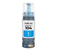 compatible pour Epson E104C C13T00P240 104 cyan 70 ml 4500 pages