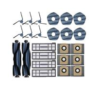 Compatible Pour Eufy,X10 Pro Omni Pièces De Rechange Accessoires Rouleau Brosse Latérale Filtre Vadrouille Chiffon Chiffons Tampons Sac À Poussière Pièce D’aspirateur(Set 4)