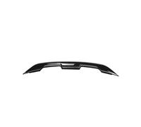 Compatible Pour Ford Mustang 2015-2022 GT500 Style aileron de toit arrière séparateur d'aile de coffre diffuseur d'aileron de queue d'aspect carbone Kit de carrosserie Tuning(Glossy Black)