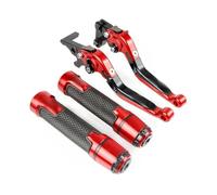 Compatible Pour Honda CBR 125 R 125R 2011-2020 2019 2018 2017 2016 Levier De Frein D'embrayage De Moto Extensible Réglable Leviers Pliables Poignées De Guidon(Rouge)