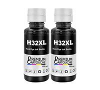 compatible pour HP 32XL 32 XL 1VV24AE Noir haute capacité Pack 2 x 135 ml