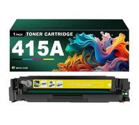 Compatible pour HP 415A Remplacement de la Cartouche de Toner pour imprimantes LaserJet Pro Couleur M454DN M454DW M479DW M479FDN M479FDW, W2030A W2031A W2032A W2033A