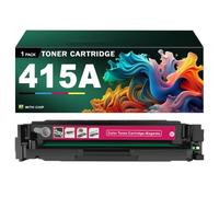 Compatible pour HP 415A Remplacement de la Cartouche de Toner pour imprimantes LaserJet Pro Couleur M454DN M454DW M479DW M479FDN M479FDW, W2030A W2031A W2032A W2033A