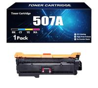 Compatible pour HP CE400A CE401A CE402A CE403A 507A Cartouche de Toner avec Puce pour imprimantes HP M551 M551N M551DN M551XH M575dn M575f Ultra Haute Impression Pages 1 Pack ,M-1 Piece