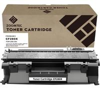 Compatible pour HP CF280X 80X CF280A 80A Noir Cartouche de Toner Compatible pour Imprimante HP Laserjet Pro 400 M401dn M401n M401dw M401a M401d M401dne M401 MFP M425dn M425dw M425 (1x Noir)