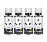 compatible pour HP GT51 GT 51 M0H57AE HP-U51B Noir 20000 pages 4 x 90 ml