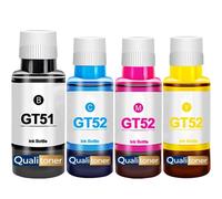 compatible pour HP GT51 GT52 M0H57AE M0H54AE M0H55AE M0H56AE Noirs et Couleurs 135 ml + 3 x 70 ml