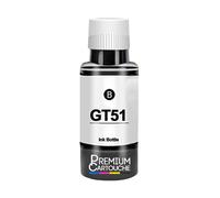 compatible pour HP GT51 M0H57AE recharge d’encre noire 5000 pages 135 ml